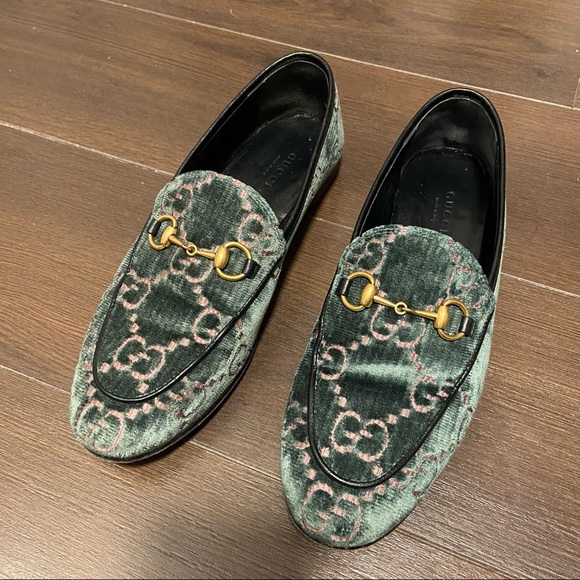 Gucci Horsebit-detailed embroidered velvet loafers - Picture 4 of 9